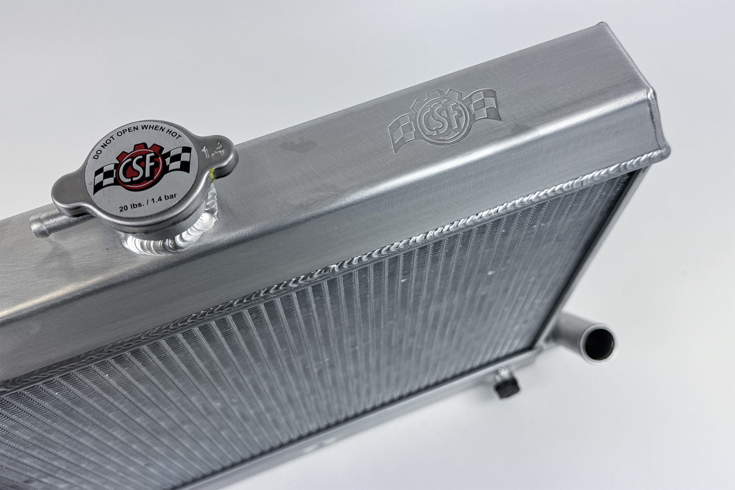 BMW 2002 / 1602 High-Performance All-Aluminum Radiator - Silver - DFW Speed Syndicate