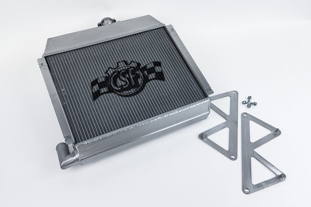 BMW 2002 / 1602 High-Performance All-Aluminum Radiator - Silver - DFW Speed Syndicate