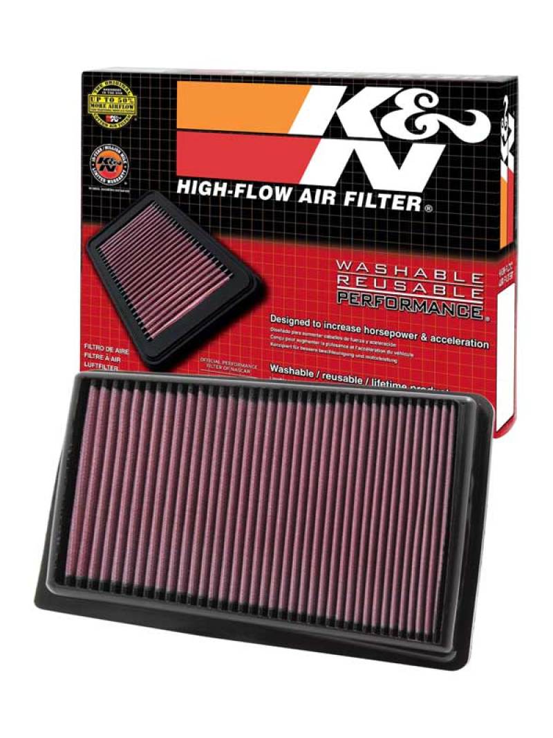 K&N 09 Hyundai Genesis 4.6L V8 Drop In Air Filter - DFW Speed Syndicate