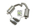 Roush 2015-2024 Ford Mustang 3.7L/2.3L V6/I4 Exhaust Kit w/ Round Tips - DFW Speed Syndicate