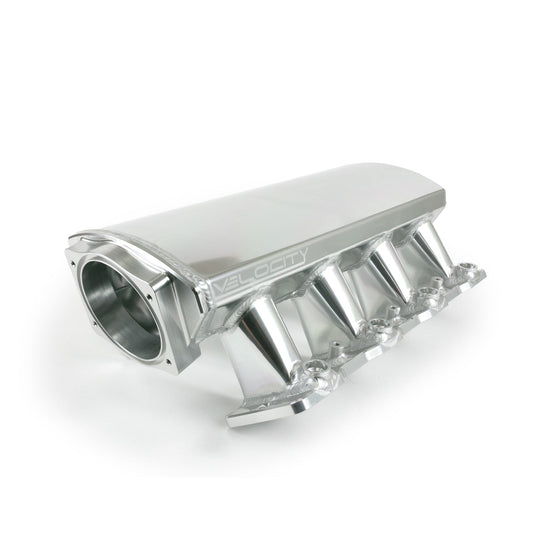 TSP Intake Manifold; TSP Velocity Fab. Aluminum Cathedral Port Angled; Anodized Top Street Performance
