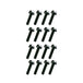 TSP Ignition Coil Brackets; Billet Aluminum; LS2/LS3/LS7/LS9; Black Top Street Performance