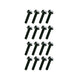 TSP Ignition Coil Brackets; Billet Aluminum; LS2/LS3/LS7/LS9; Black Top Street Performance