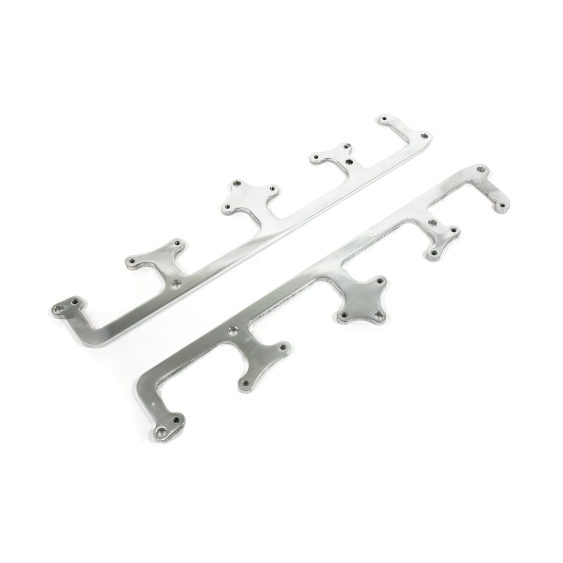 TSP Ignition Coil Brackets; Billet Aluminum; LS2 Car Style; Natural Top Street Performance