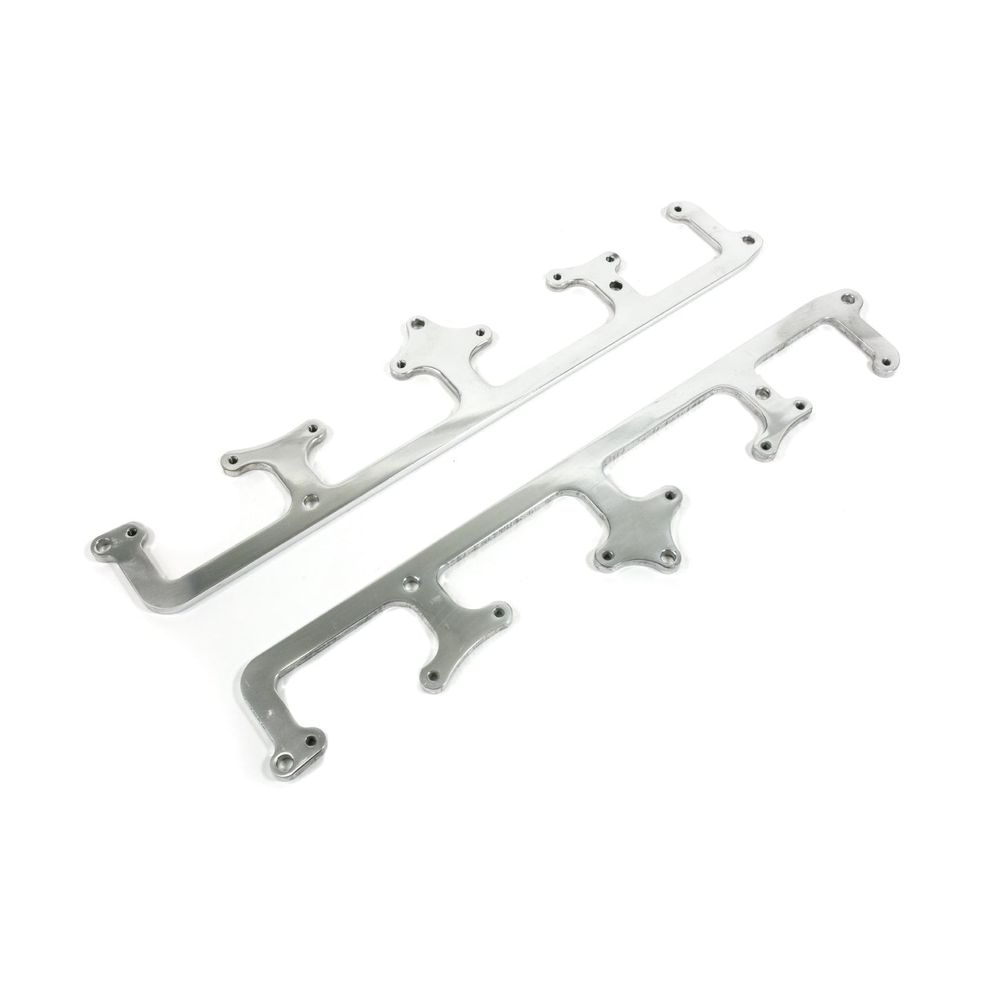 TSP Ignition Coil Brackets; Billet Aluminum; LS2 Car Style; Natural Top Street Performance