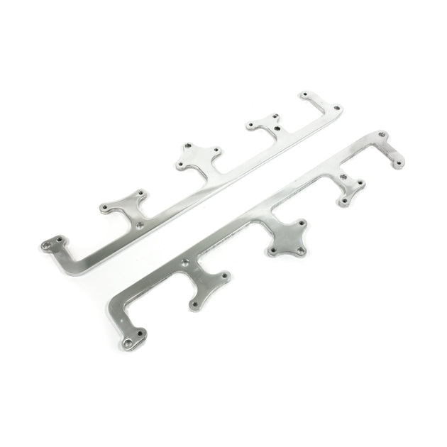 TSP Ignition Coil Brackets; Billet Aluminum; LS2 Car Style; Natural Top Street Performance