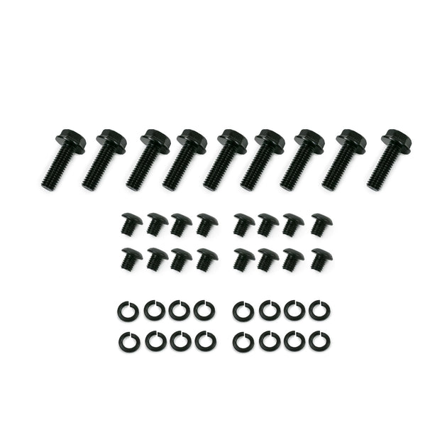 TSP Ignition Coil Brackets; Billet Aluminum; LS2 Car Style; Black Top Street Performance