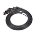 LS/LT Universal Ignition Wires; 8.5mm Black; Straight Black Ceramic Plug Boots Top Street Performance