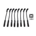 GM LS Truck Ignition Wires; 8.5mm Black; Straight Black Ceramic Plug Boots Top Street Performance