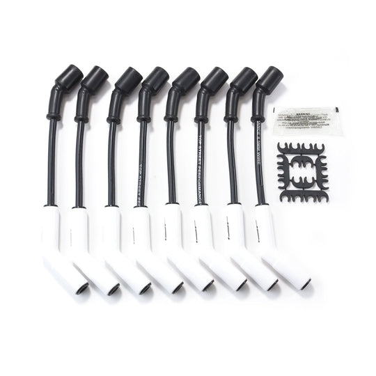 TSP GM LS Ignition Wires; 8.5mm Red; 135 Deg. Ceramic Plug Boots Top Street Performance