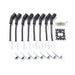 TSP GM LS Ignition Wires; 8.5mm Red; 135 Deg. Ceramic Plug Boots Top Street Performance