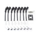 TSP GM LS Ignition Wires; 8.5mm Red; 135 Deg. Ceramic Plug Boots Top Street Performance