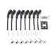 TSP GM LS Ignition Wires; 8.5mm Red; 135 Deg. Ceramic Plug Boots Top Street Performance