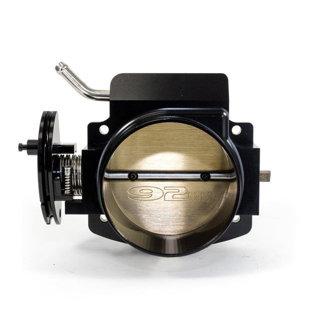 TSP Throttle Body; 92mm TSP Velocity Billet Aluminum; LS; Black Top Street Performance