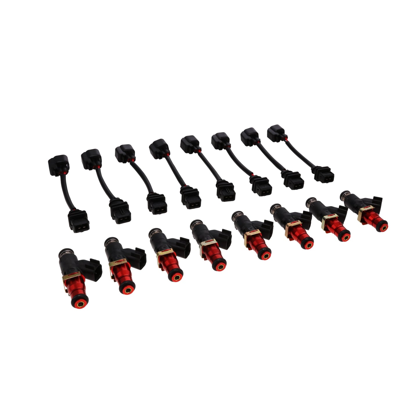 Velocity High-Flow Fuel Injectors For LS1 LS2 LS6 And 5.0L Coyote 130 Lbs/hr Top Street Performance