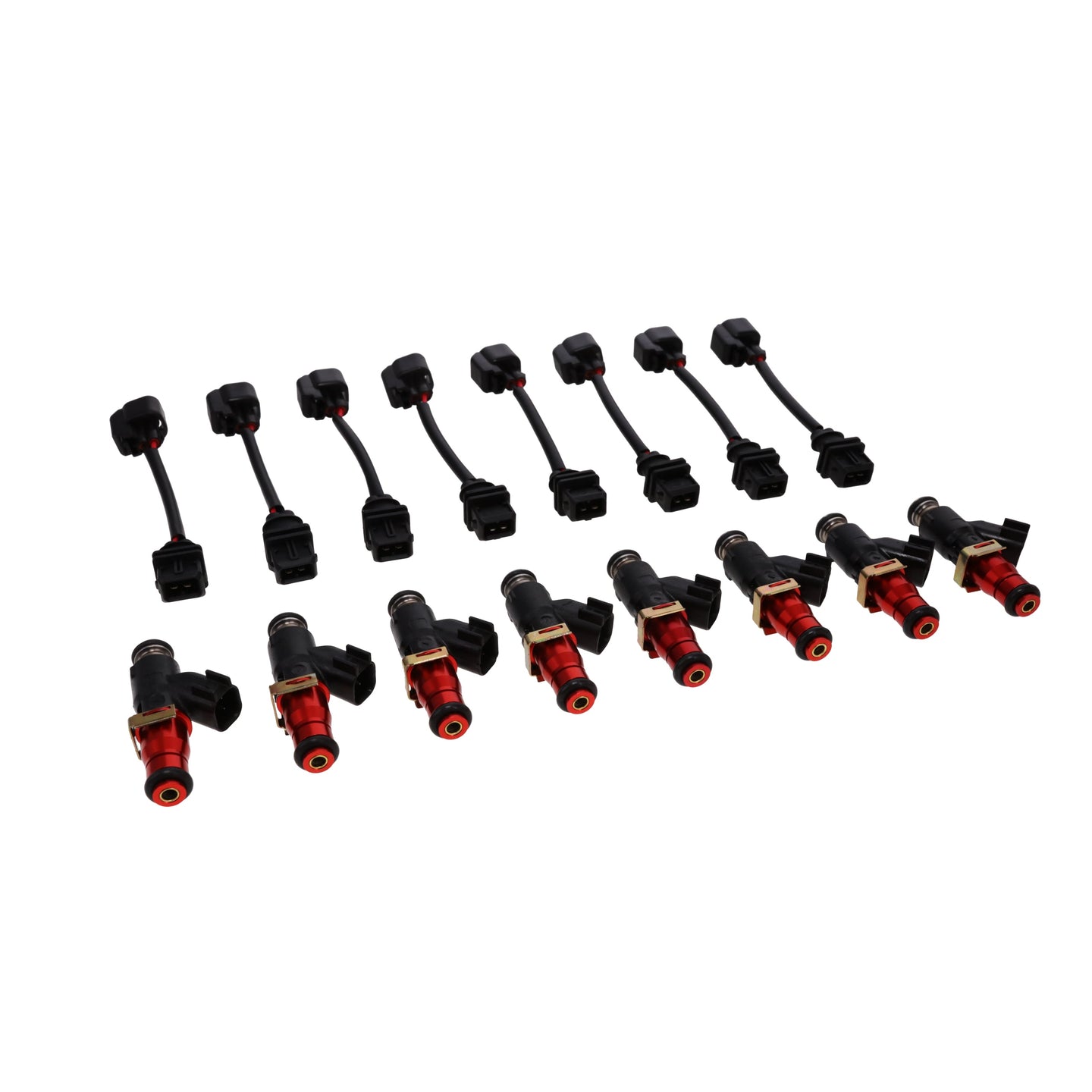Velocity High-Flow Fuel Injectors For LS1 LS2 LS6 And 5.0L Coyote 160 Lbs/hr Top Street Performance