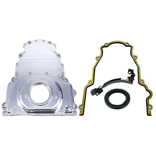Timing Cover; LS1/LS6; Polished Aluminum Top Street Performance