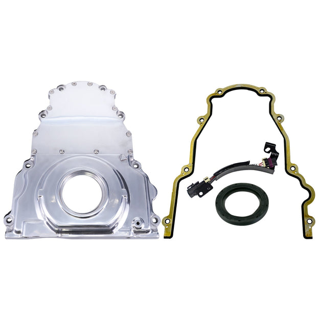 Timing Cover; LS1/LS6; Polished Aluminum Top Street Performance