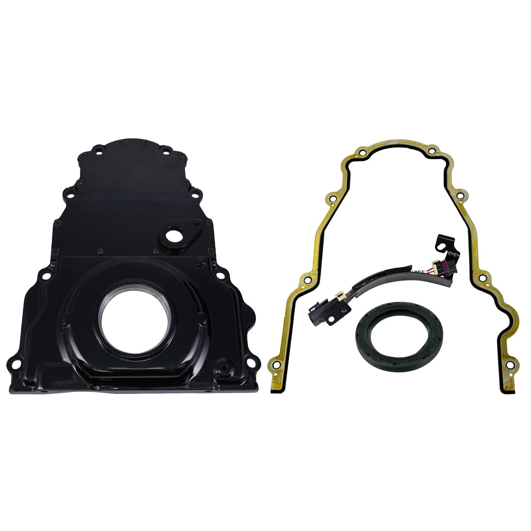 Timing Cover; LS2/LS3; Black Aluminum Top Street Performance
