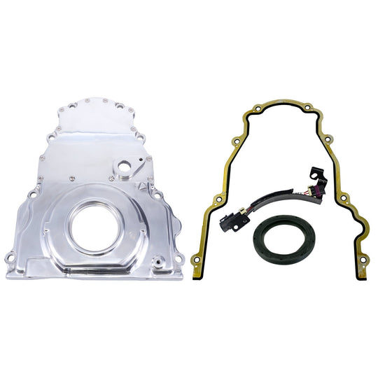 Timing Cover; LS2/LS3; Polished Aluminum Top Street Performance