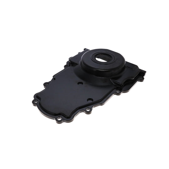 TSP V Series GM LS 1-Piece Black Aluminum Timing Cover Top Street Performance
