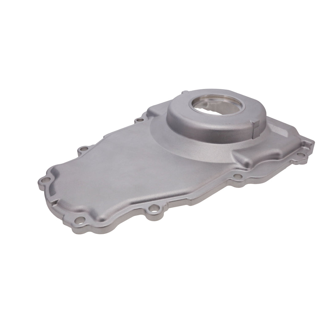 TSP GM LS 1-Piece Satin Aluminum Timing Cover With Crank Seal And Gasket Top Street Performance