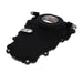 TSP GM LS 1-Piece Black Aluminum Timing Cover With Turbo Oil Drain Return And Cam Position Sensor Provision Harness Crank Seal And Gasket Top Street Performance