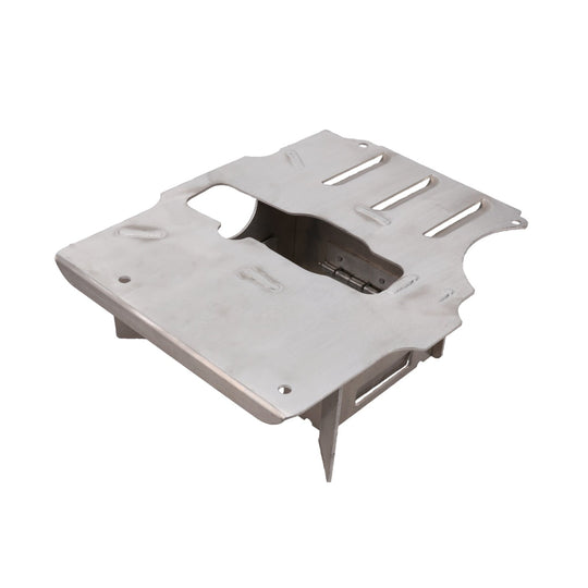 TSP Oil Pan Baffle; Low-profile Retro-fit Natural Aluminum; LS Top Street Performance