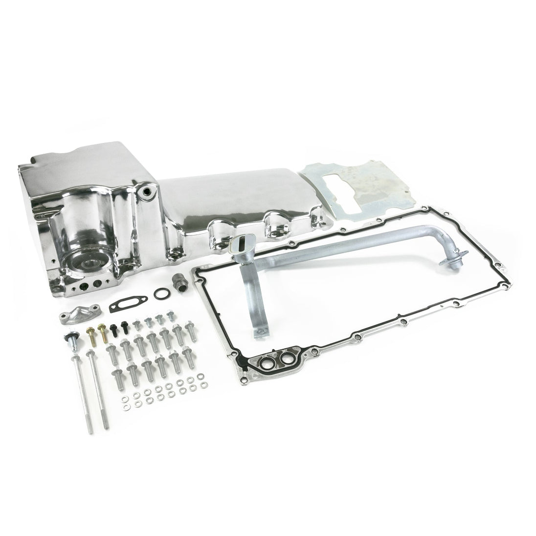 TSP Oil Pan; Cast Aluminum Retro-fit 5.5-Quart; LS; Polished Top Street Performance