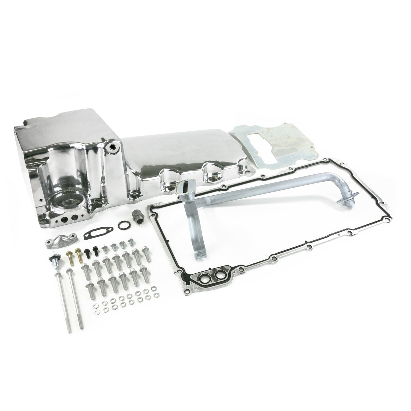 TSP Oil Pan; Cast Aluminum Retro-fit 5.5-Quart; LS; Polished Top Street Performance