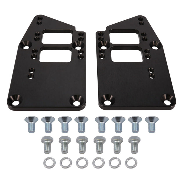 Engine Mount Adapter Plate; Aluminum LT Gen V To SBC/BBC; Black Top Street Performance