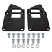 Engine Mount Adapter Plate; Aluminum LT Gen V To SBC/BBC; Black Top Street Performance