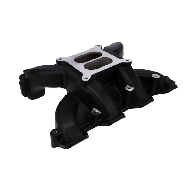 TSP GM LS Rectangle Port Carbureted Dual Plane Black Aluminum Intake Manifold Top Street Performance