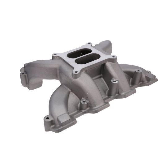 TSP GM LS Rectangle Port Carbureted Dual Plane Satin Aluminum Intake Manifold Top Street Performance