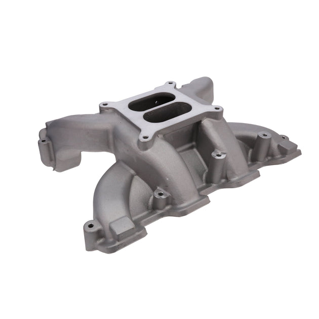 TSP GM LS Rectangle Port Carbureted Dual Plane Satin Aluminum Intake Manifold Top Street Performance