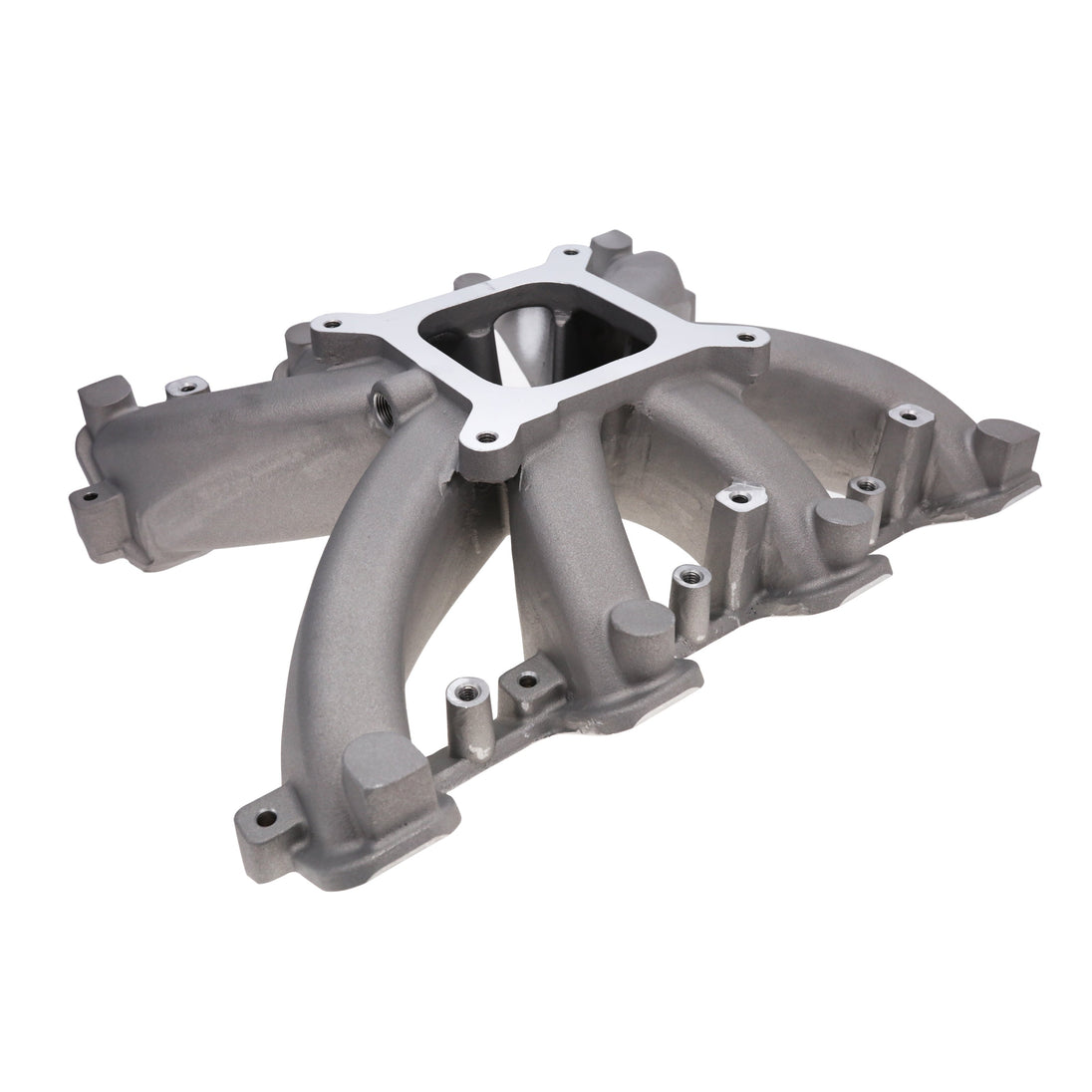 TSP GM LS Rectangle Port Carbureted Single Plane Satin Aluminum Intake Manifold Top Street Performance