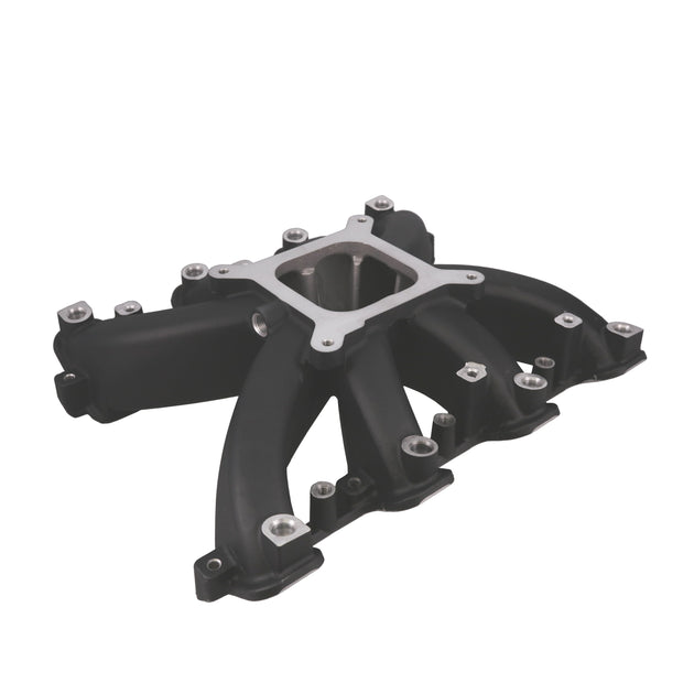 TSP GM LS Rectangle Port EFI Single Plane Black Aluminum Intake Manifold Top Street Performance