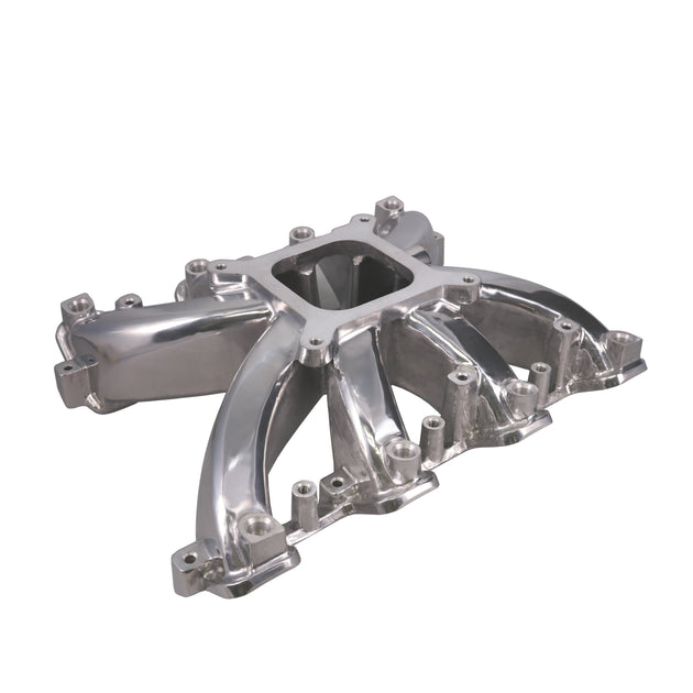 TSP GM LS Rectangle Port EFI Single Plane Polished Aluminum Intake Manifold Top Street Performance