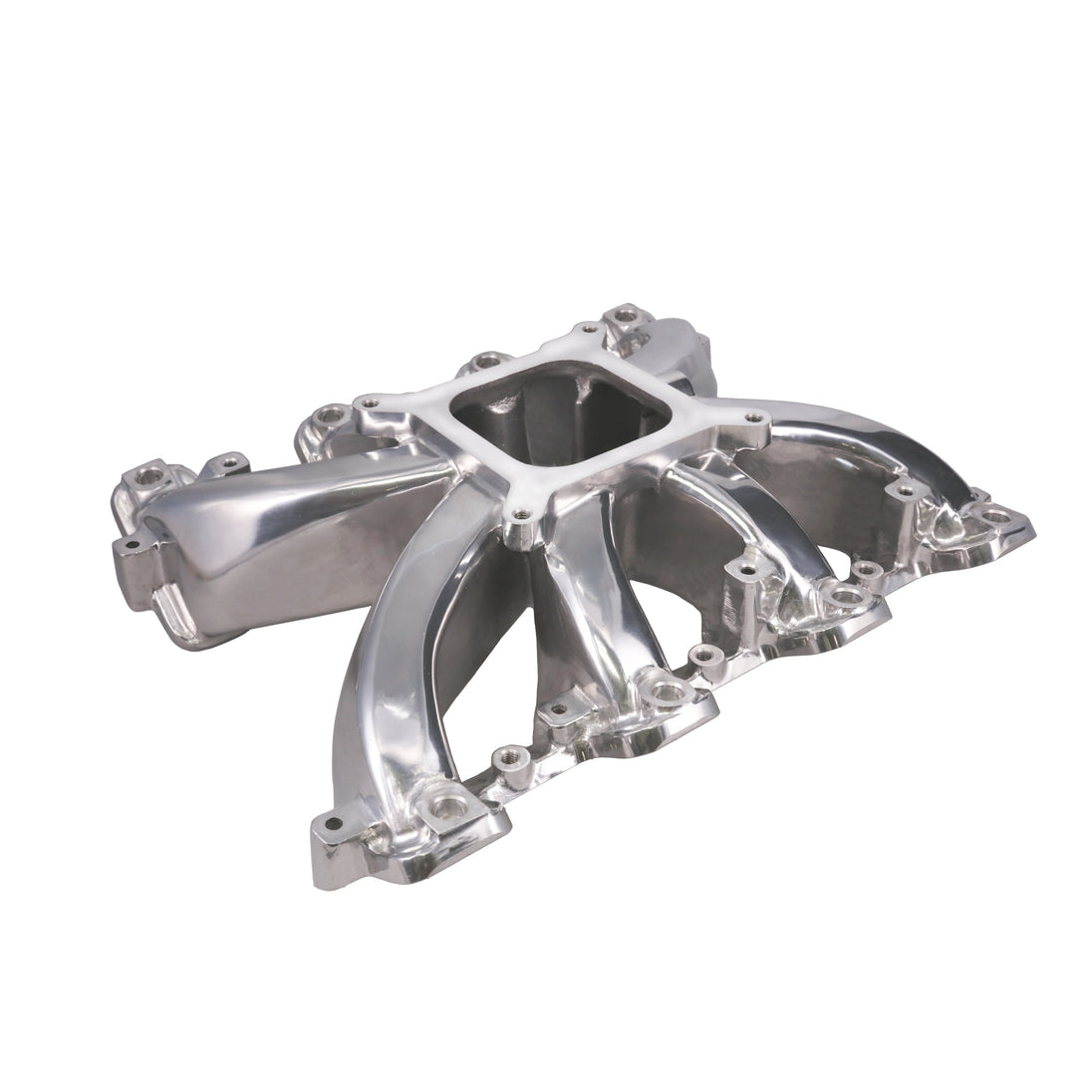 TSP GM LS Cathedral Port EFI Single Plane Polished Aluminum Intake Manifold Top Street Performance