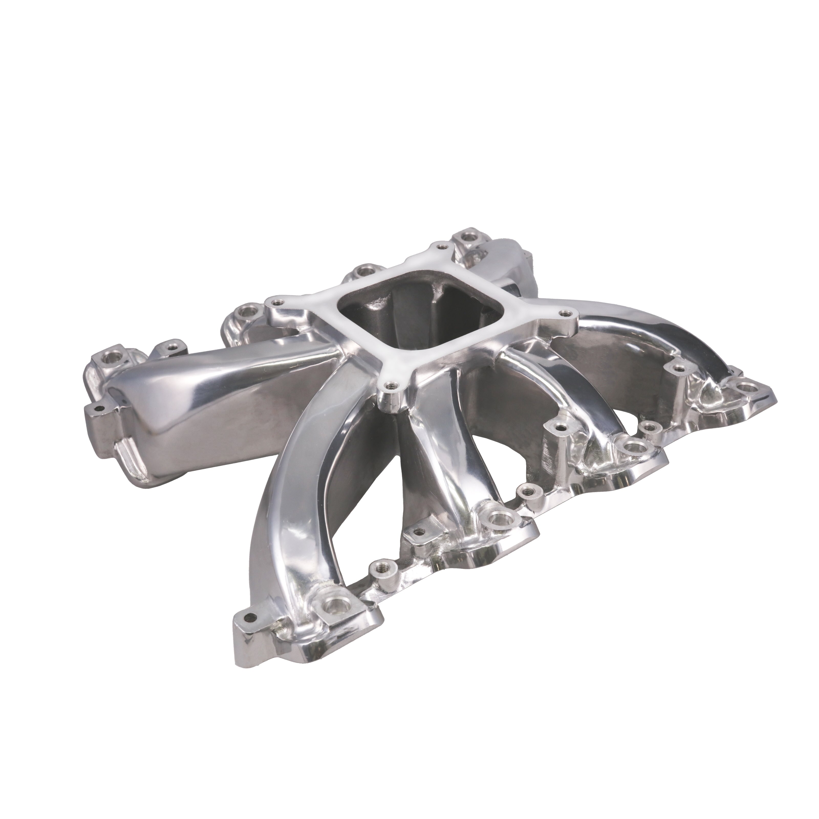 TSP GM LS Cathedral Port EFI Single Plane Polished Aluminum Intake Manifold Top Street Performance