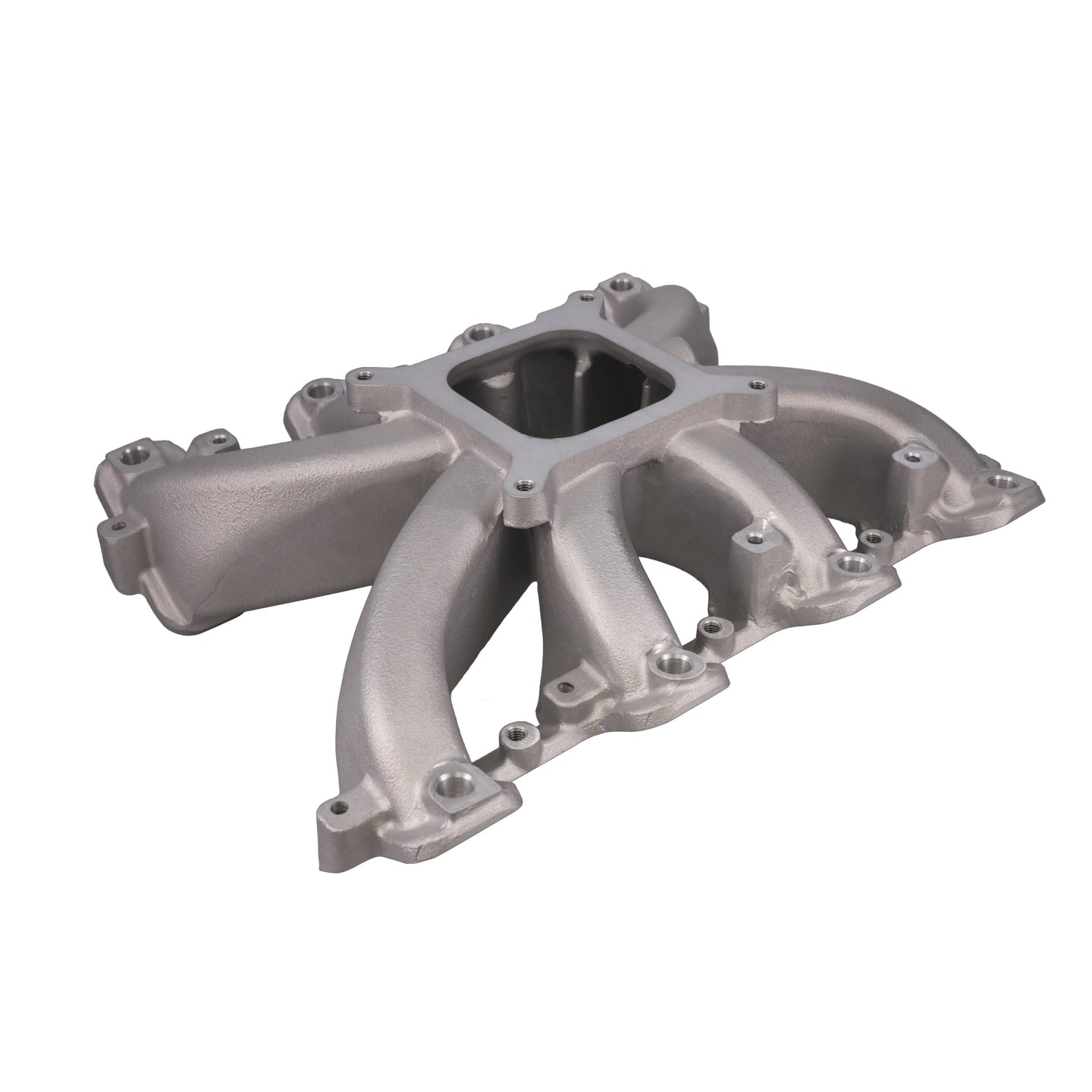 TSP GM LS Cathedral Port EFI Single Plane Satin Aluminum Intake Manifold Top Street Performance