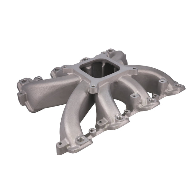 TSP GM LS Cathedral Port EFI Single Plane Satin Aluminum Intake Manifold Top Street Performance