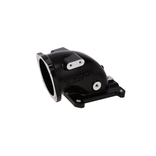 TSP GM LS 105 Mm Black Cast Aluminum Throttle Body Elbow With 4150 Flange Top Street Performance