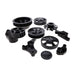 TSP GM LS Black Serpentine Front Drive System Brackets Pulleys And Belt Tensioner Top Street Performance