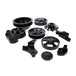 TSP GM LS Black Serpentine Front Drive System Brackets Pulleys And Belt Tensioner Top Street Performance
