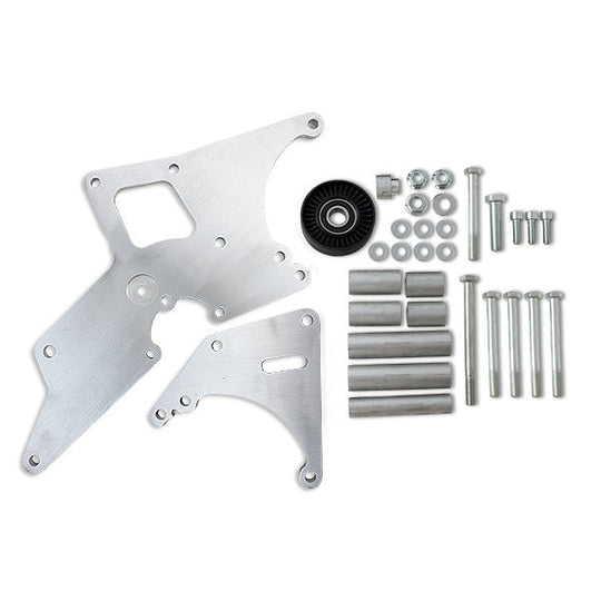 TSP Relocation Bracket; Aluminum Alt./P. S.; LS1; LS2 Car Applications; Machined Top Street Performance