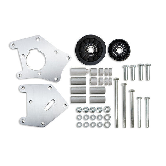 TSP Relocation Bracket; Aluminum A/C; LS1; LS2 Car Applications; Machined Top Street Performance