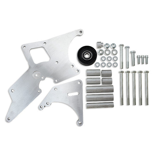 TSP Relocation Bracket; Aluminum Alt./P. S.; LS1; LS2 Truck Applications; Machined Top Street Performance