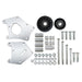 TSP Relocation Bracket; Aluminum A/C; LS1; LS2 Truck Applications; Machined Top Street Performance