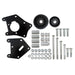 TSP Relocation Bracket; Aluminum A/C; LS1; LS2 Truck Applications; Black Top Street Performance